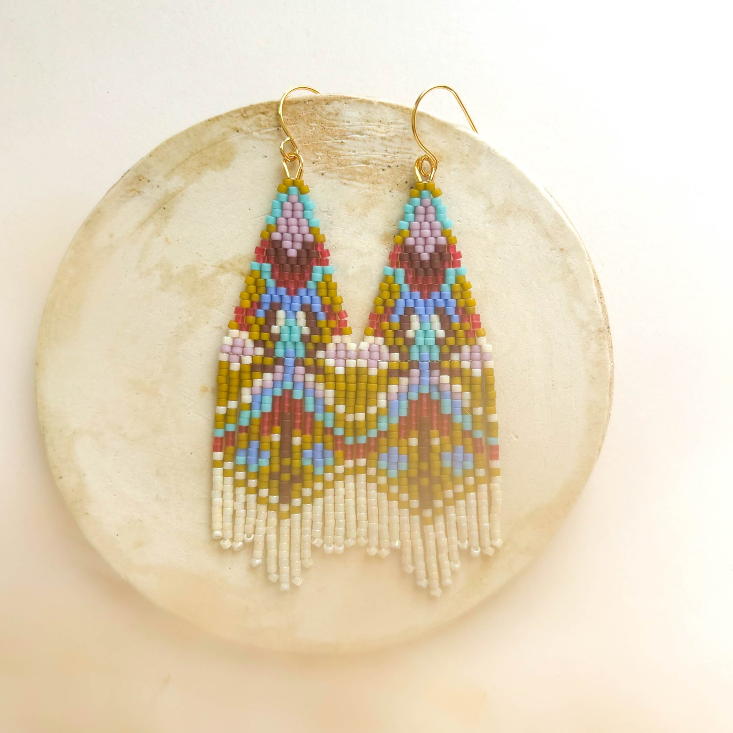 Mini Agnes Fringe in Mustard