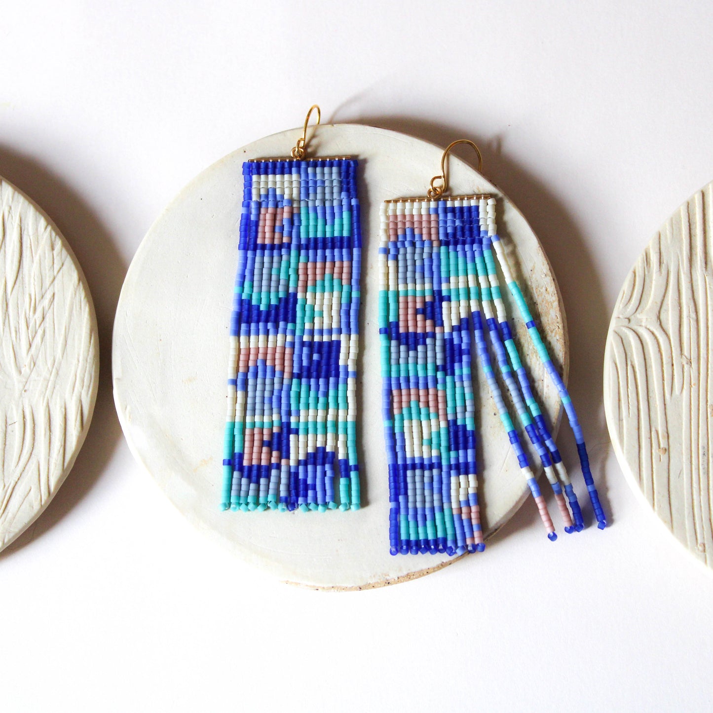 Carlotta Barn Quilt Fringe in Royal