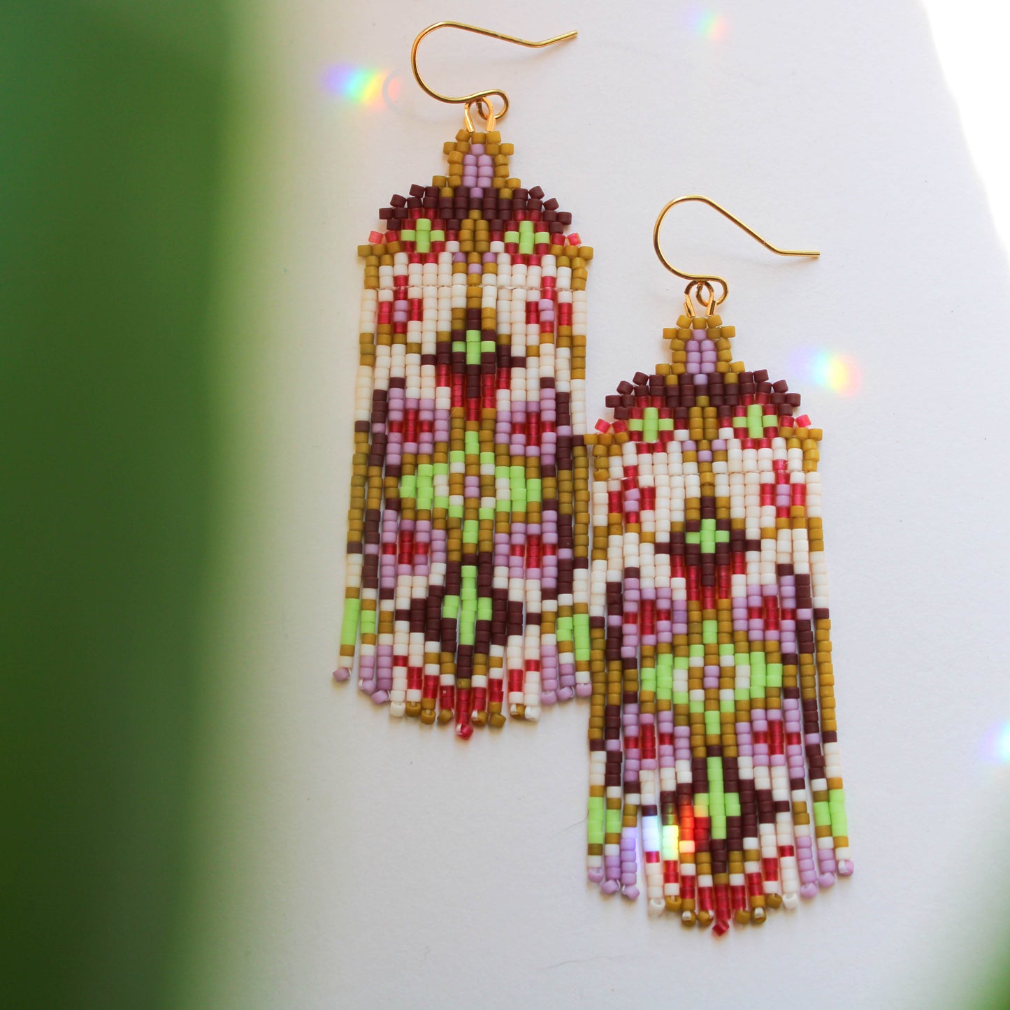 Aurora Fringe in Lime
